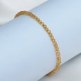 thumbnail image 2 of Gempires Citrine Beaded Bracelet for Women and Girls, November Birthstone, 8 inch Silver Plated Adjustable Chain, 2 of 7