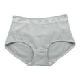 thumbnail image 5 of Panties for Women,Full Briefs Underwear Soft Breathable Comfortable Ladies Panties Everyday,Womens Underwear,Grey,L, 5 of 5