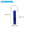 thumbnail image 2 of Uxcell Survival Whistle, 12 Pack Loud Sound Safety Whistle for Camping Hiking, Blue, 2 of 6