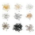 thumbnail image 3 of 200 Pieces Rings Anklet Jewelry Making Finding Replacement Household Decorative Connector Handmade Handicraft DIY Crafting Accessory Silver, 3 of 7