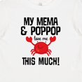 thumbnail image 4 of Inktastic Mema and Pop Pop Love Me Grandson Boys or Girls Baby T-Shirt, 4 of 5