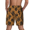 thumbnail image 4 of Balery Snake Mens Swim Trunks Swim Shorts for Men Quick Dry Inseam Beach Shorts with Compression Liner Pocket-Medium, 4 of 9