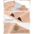 thumbnail image 6 of INNERSY No Show Underwear for Women Seamless Hipster Soft No Panty Line 3-Pack(XL,Soft Shades), 6 of 8