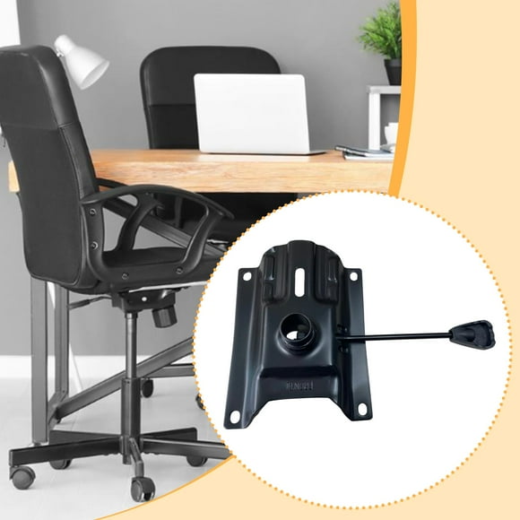 Placa giratoria para silla de oficina, mecanismo de control del asiento, herrajes, pieza de repuesto gruesa, accesorios para muebles resistentes