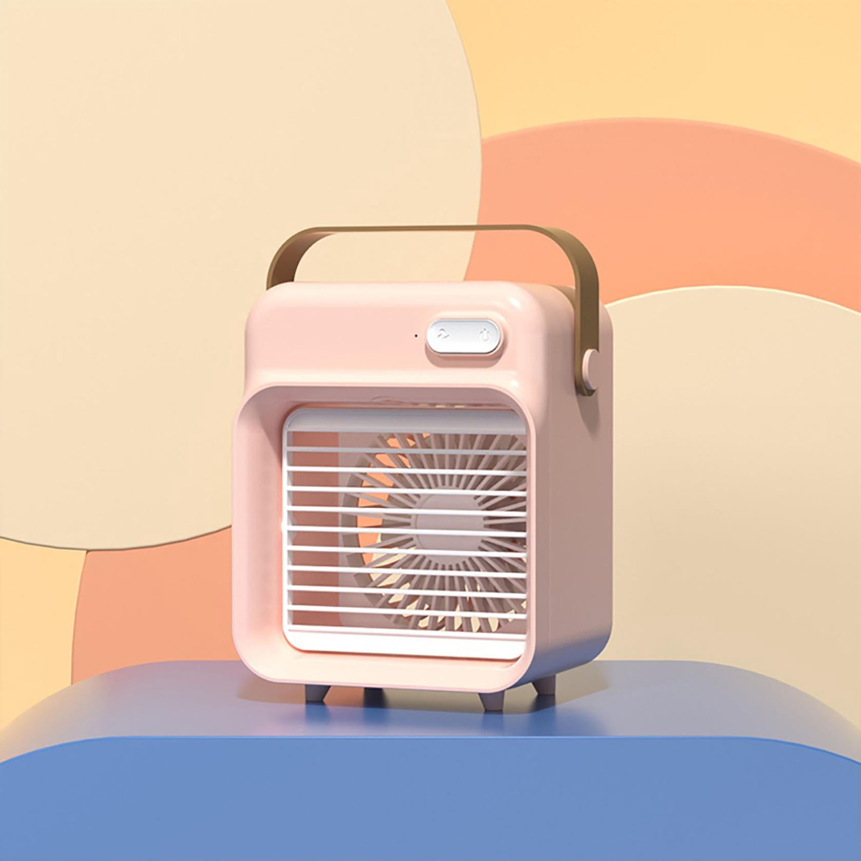 Portable Air Conditioner Fan with USB Mini Humidifier Misting Fan, 3 Adjustable Speeds Personal Air Cooler Desk Fan, Operated for Home Bedroom Office