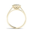 thumbnail image 3 of 1/3 Carat T.W. Diamond 10kt Yellow Gold Single Halo Engagement Ring, 3 of 5