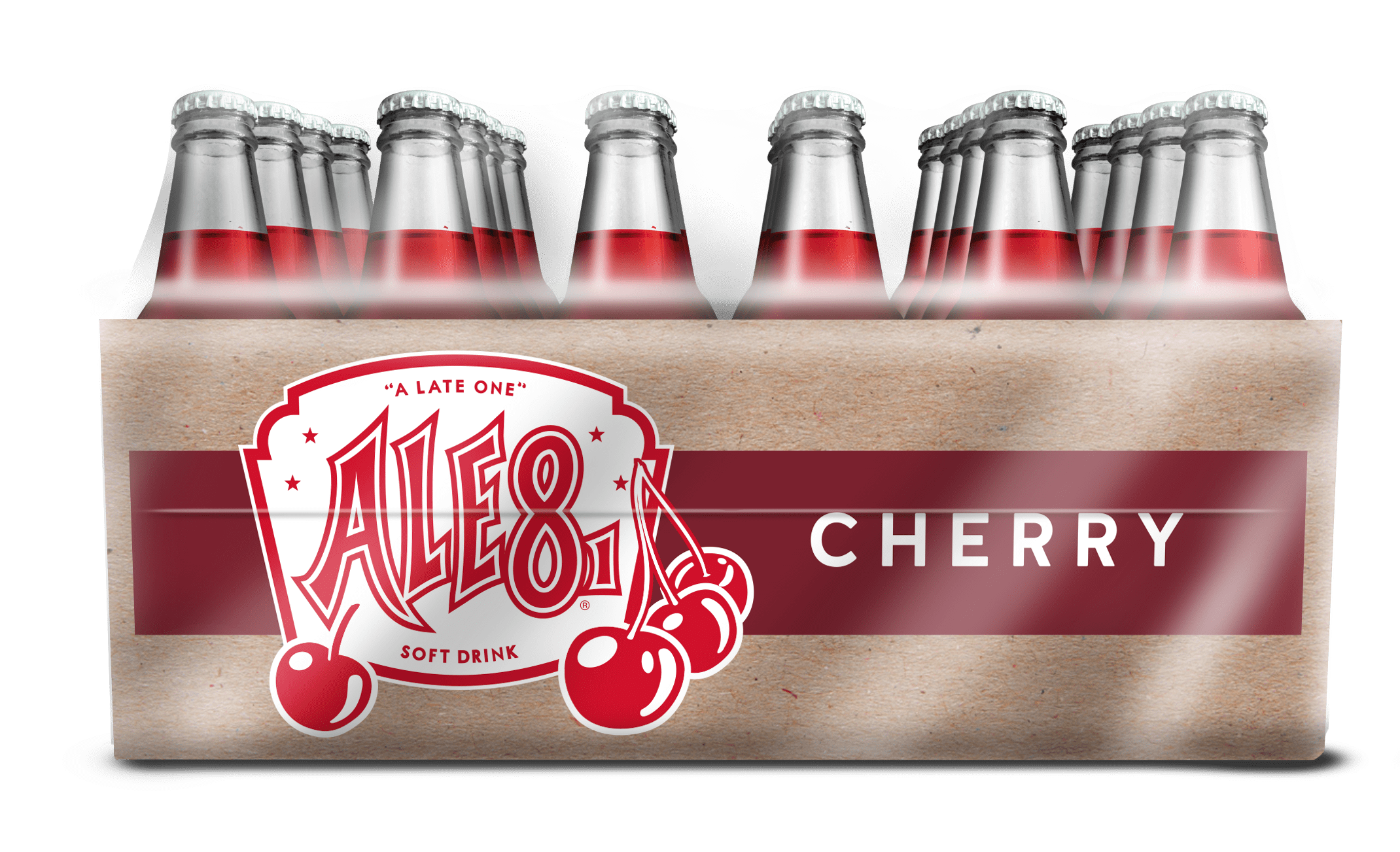 Ale 8 One Cherry Soft Drink, 12 Fl. Oz., 24 Count