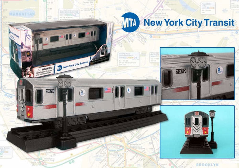 RT8555 Subway Car NYC New York City MTA Diecast 1:87 Scale with Lights and Sound 