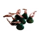 thumbnail image 3 of 6 adornos de campana de Navidad para decoración del hogar con cinta, adornos colgantes para de Navidad, colgantes para inauguración de la casa, Verde, 3 of 10