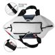 thumbnail image 4 of Balery Red Black Eastern Panda Warrior Bolsa Tote Estilo Estético con Cremalleras, Bolsa de Hombro, Bolsa de Compras Grande y Plegable, 4 of 8