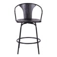 thumbnail image 2 of Payton 30" Swivel Kitchen Barstool in Black, 2 of 6