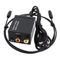 thumbnail image 1 of Convertidor de audio digital a analógico de 3,5 mm con fibra coaxial digital, 1 of 4