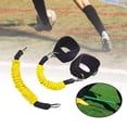 thumbnail image 1 of Bandas elásticas para piernas y tobillos, cuerdas de resistencia para entrenamiento de salto, cinturones de cintura para taekwondo, gimnasio y fitness Amarillo, 1 of 8
