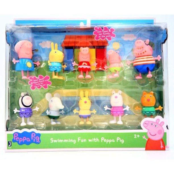 Peppa Pig 10 Figure Pool Party