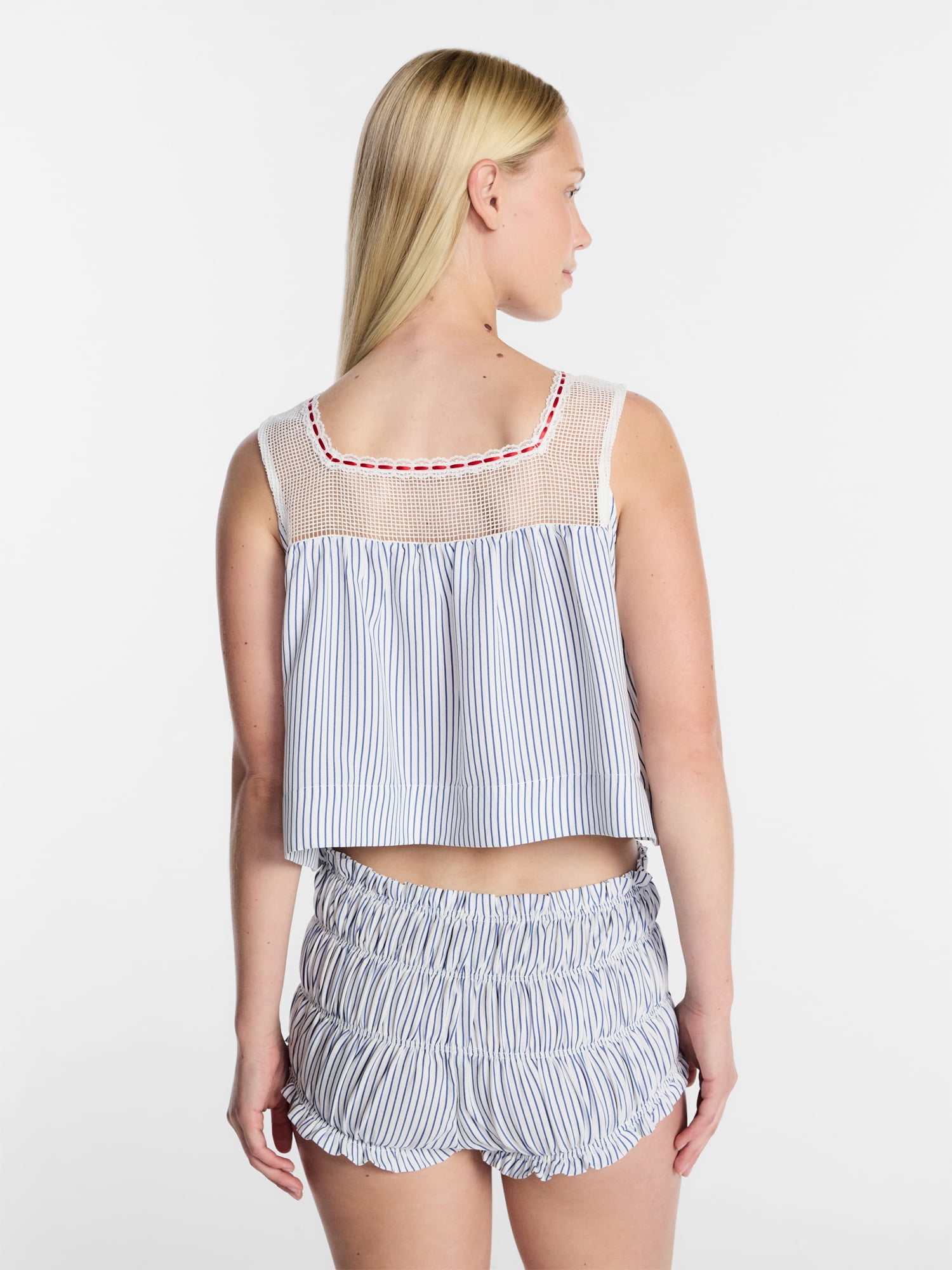 Kacey Lee Women's Woven Sleep Set, 2-Piece, Sizes XS-XXL