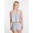 thumbnail image 3 of Kacey Lee Women's Woven Sleep Set, 2-Piece, Sizes XS-XXL, 3 of 5