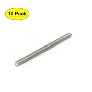 M5 x 70mm 304 Stainless Steel Fully Threaded Rod Bar Studs Fasteners 10 Pcs
