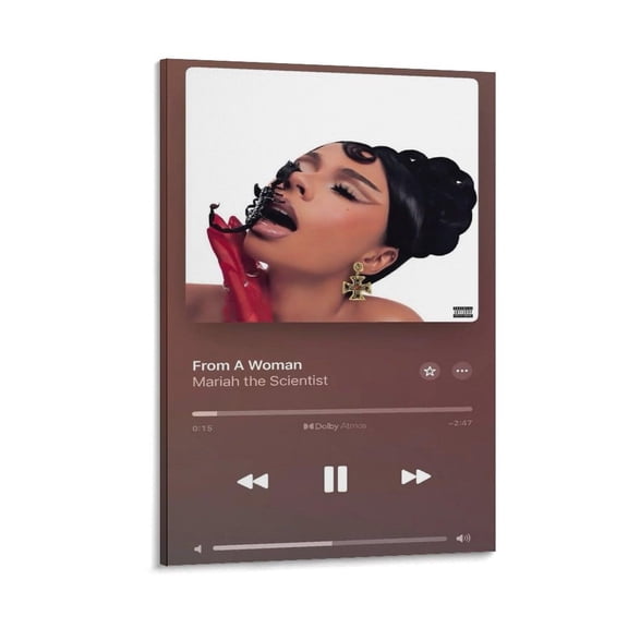 Mariah The Scientist Music Album Poster Print Photo Art Painting Canvas Poster Home Decorative Bedroom Modern Decor Posters