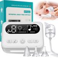 thumbnail image 1 of Limpiador Nasal Eléctrico Recargable, potencia de succión ajustable de 9 niveles, Extractor de Mocos automático con 3 puntas de silicona, nción Relajante con Música y Luz, 1 of 5
