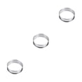 thumbnail image 4 of Wosthever Anillo de Pizza de acero inoxidable espejo pulido reemplazo restaurante hornear pastel molde herramienta de moldeo accesorios 8cm Type1 NO1, 4 of 6
