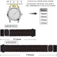 thumbnail image 4 of ABDFHE-ANBEER Braided Nylon Solo Loop Watch Band,Stretchy Quick Release Replacement Watch Strap with Adjustable Buckle,Multiple Colors and Size for Choose, 4 of 4