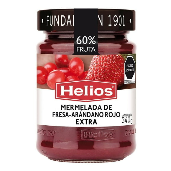 Mermelada de fresa-arándano rojo Helios extra 340 g
