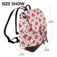thumbnail image 2 of Easygdp Amanita Red Mushroom Mochila de Cuero para Mujeres, Bolso de Hombro, Bolsos de Mano de Moda para Trabajo y Viajes, 2 of 4