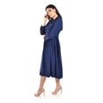 thumbnail image 2 of Vestido camisero con cinturón Roman Fashion /Juvenil, 3835 (Azul marino) azul marino CH, 2 of 5
