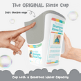 thumbnail image 4 of Simply Clever Original White/Gray Shampoo Rinse cup, 4 of 4