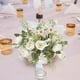 thumbnail image 5 of Decoración para el hogar de flor artificial blanca para bodas, flor de mano, pared de flores, 5 of 7