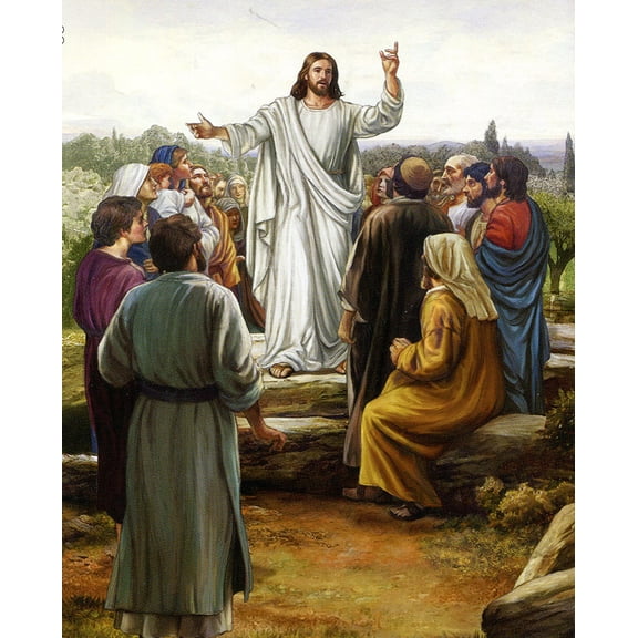 Catholic print picture - Proclamation of the Kingdom T - 8" x 10" ready to be framed