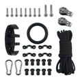 thumbnail image 2 of de carro de anclaje para canoa y Kayak, aparejo de cuerda de 9M, anillo redondo, Hardware de montaje, almohadilla para Kayak, taco en Zig Zag para Cola Carro de anclaje para canoa, 2 of 8