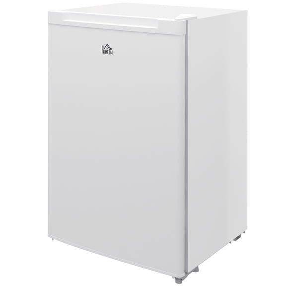 Homiyad Upright Freezer, 3 Cu Ft Small Freezer with Reversible Single Door, Adjustable Thermostat for Home, Apartment, White