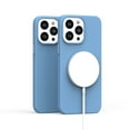 thumbnail image 4 of GSA Invisible MagSafe Leather For iPhone 14 Pro Max (6.7") Blue, 4 of 5