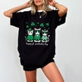thumbnail image 1 of T-Shirt de la Saint-Patrick avec Chat Trèfle, 1 of 4