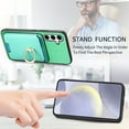thumbnail image 4 of Allytech Samsung Galaxy S24 Plus Case, Detachable Magnetic Wallet Case with Card Holder & Ring Stand, Support Car Mount, Premium PU Leather Shockproof Durable Protective Slim Case Cover - Green, 4 of 11
