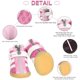 thumbnail image 3 of Zapatos para perros, 4 botas protectoras reflectantes antideslizantes con correa ajustable para perros pequeños y medianos, fáciles de poner, protección para las patas del perro (n.° 1, rosa), 3 of 5