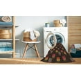 thumbnail image 2 of Ahgly Company Tapis d'Intérieur Lavables en Machine Rectangle Transitionnel Rouge Brun, 2' x 4', 2 of 7