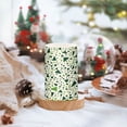 thumbnail image 2 of Yayeee Flameless Candles with Remote Flickering Battery Operated Multi Color Changing, Green Triangles Pattern, 2 of 7