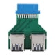 thumbnail image 1 of Transmisión de datos de alta velocidad Fuerte conversión de interfaz de capacidad antiinterferencias adaptador de 20 pines a USB30 ABS para lector de tarjetas Amonsee Otros, 1 of 8
