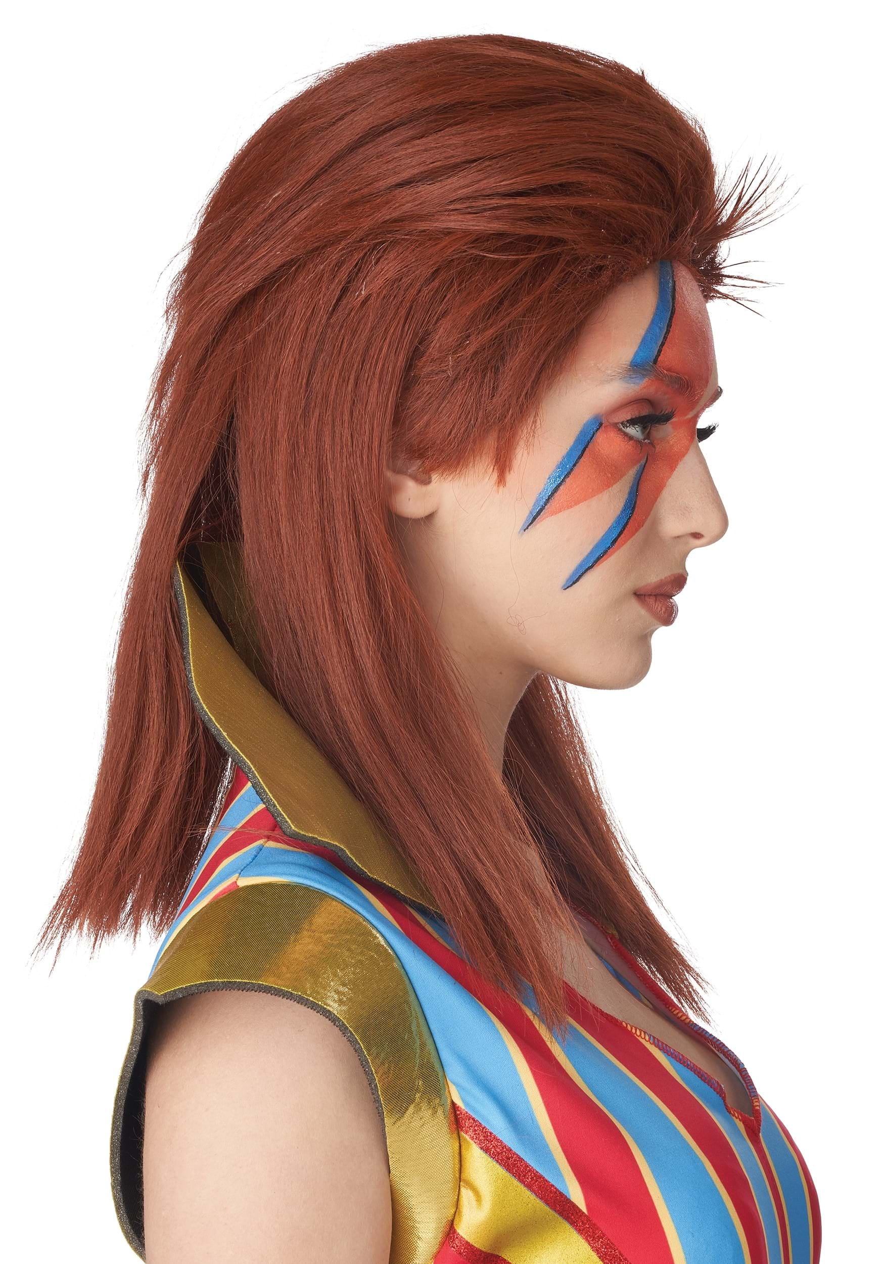 Ziggy Stardust David Bowie Costume Wig - Rock Star Costumes