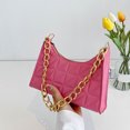 thumbnail image 1 of Bolsa De Hombro Bolso bandolera para mujer Bolso informal con textura de cadena acolchada para mujer (rosa) Likrtyny Para Estrenar, 1 of 3