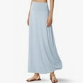 thumbnail image 6 of Weiqiqre Summer Skirts for Women Boho Flod Over Long Maxi Skirt Elastic High Waisted Long Skirts for Women, 6 of 8