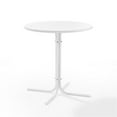 thumbnail image 3 of Crosley Furniture Griffith Table Bistro Rétro en Métal pour l'Extérieur en Satin Blanc, 3 of 7