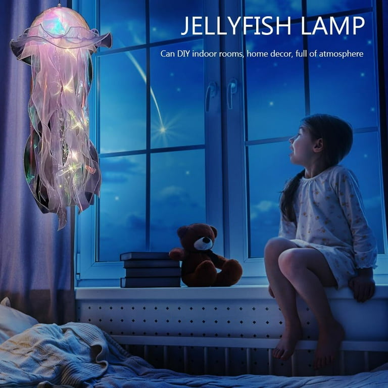 Jellyfish Lanterns Light, Hanging Creative Jellyfish Night Light, Luminous  Jellyfish Lamp Decorations, Wedding Home Room Decor, Gifts for Kids Girls