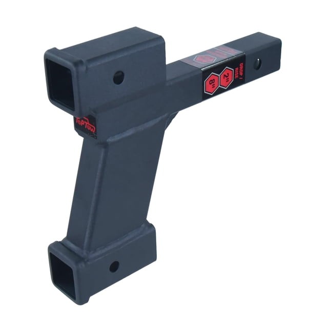 Extensor de doble enganche para remolque, receptor TOPTOW de 2 pulgadas, 7500 libras