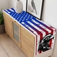 thumbnail image 4 of American Flag Table Runner - 70 Inch Long, Kitchen Dining Table Runner Dresser Scarves, Independent Day Bird Patriotic Vintage Farmhouse Decor for Coffee Tables Wedding Party Banquet, 4 of 8