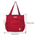 thumbnail image 2 of AMERTEER Backpack Durable Nylon Students Backpack Daily Leisure (Shoulder Bag Red), 2 of 5