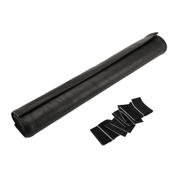 Non-Slip Faux Leather Headrest Protector for Recliner Chair,Headrest Cover Furniture Slipcovers Black