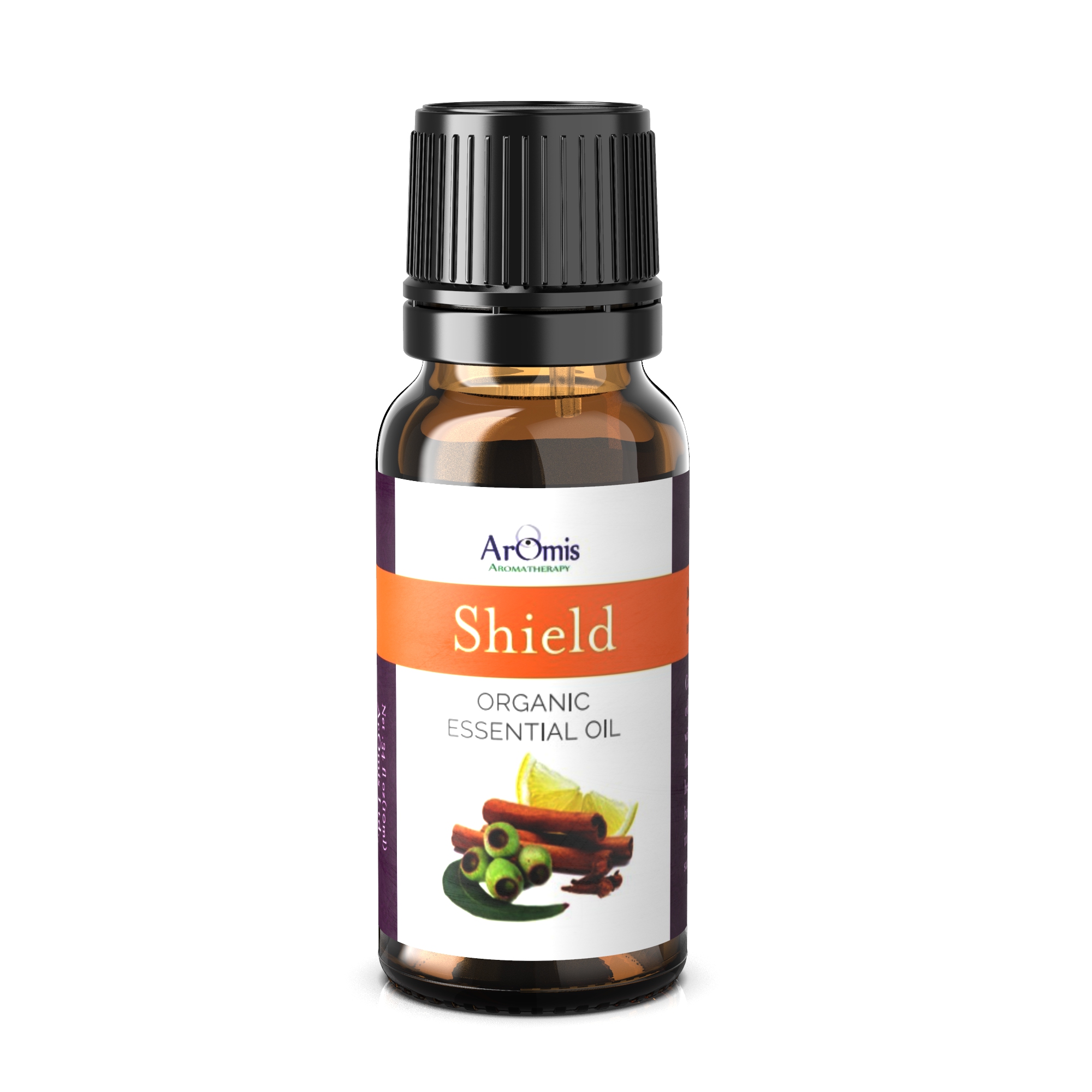 ArOmis Shield Essential Oil - USDA Certified Organic - 100% Pure Therapeutic Grade - 10ml(.34 fl oz), Undiluted, Premium, Blends, for Aromatherapy Diffuser